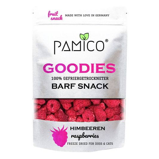 Himbeeren gefriergetrocknet - BARF Snack Goodies for dogs & cats