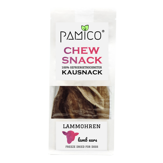 Lammohren gefriergetrocknet - Chew snack for dogs